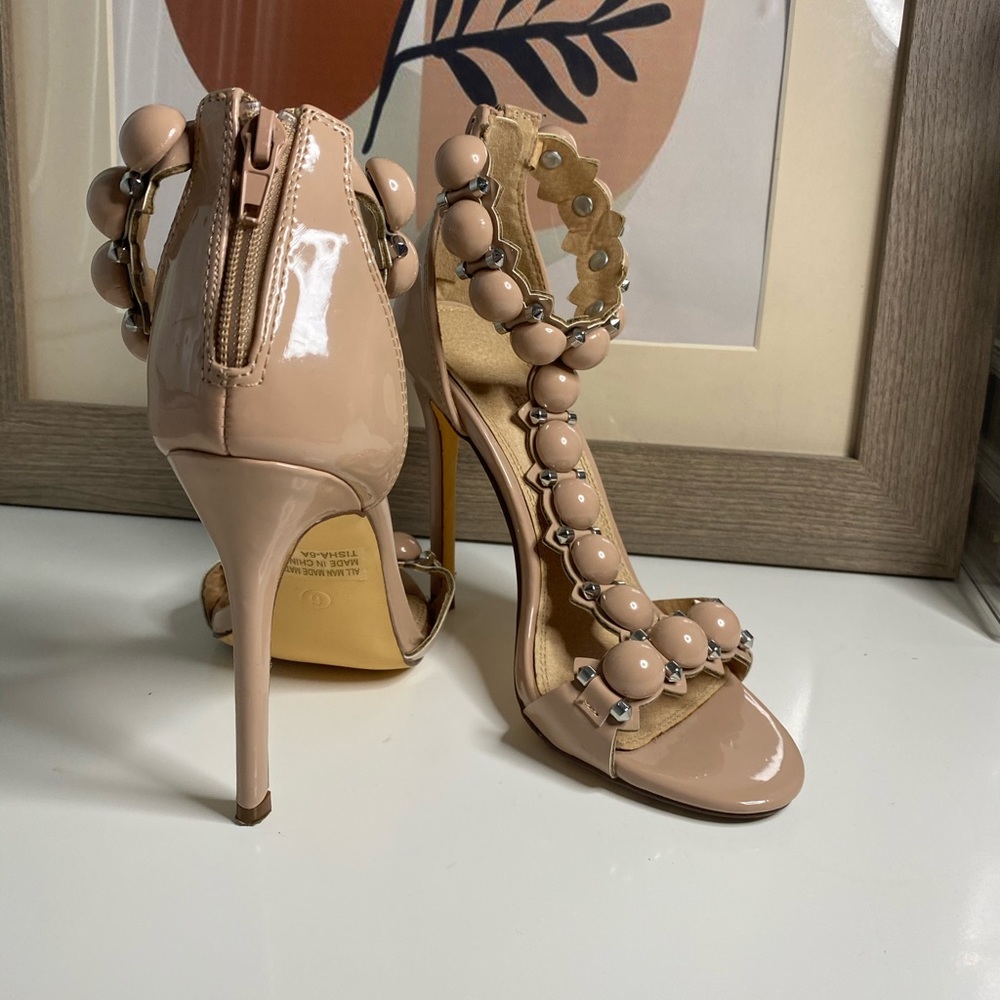 Nude heel sandals - Picture 2 of 4